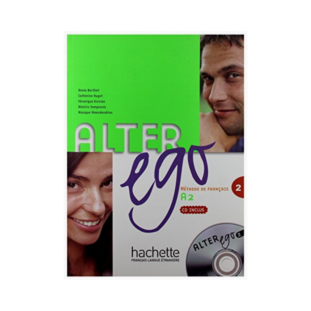 Libro de Francés Alter Ego A2 Hachette Incluye Cd