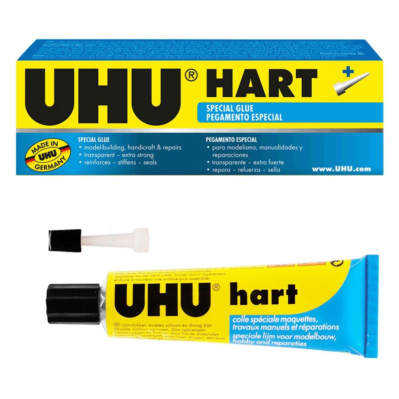 Pegamento UHU Hart Azul 33 ml