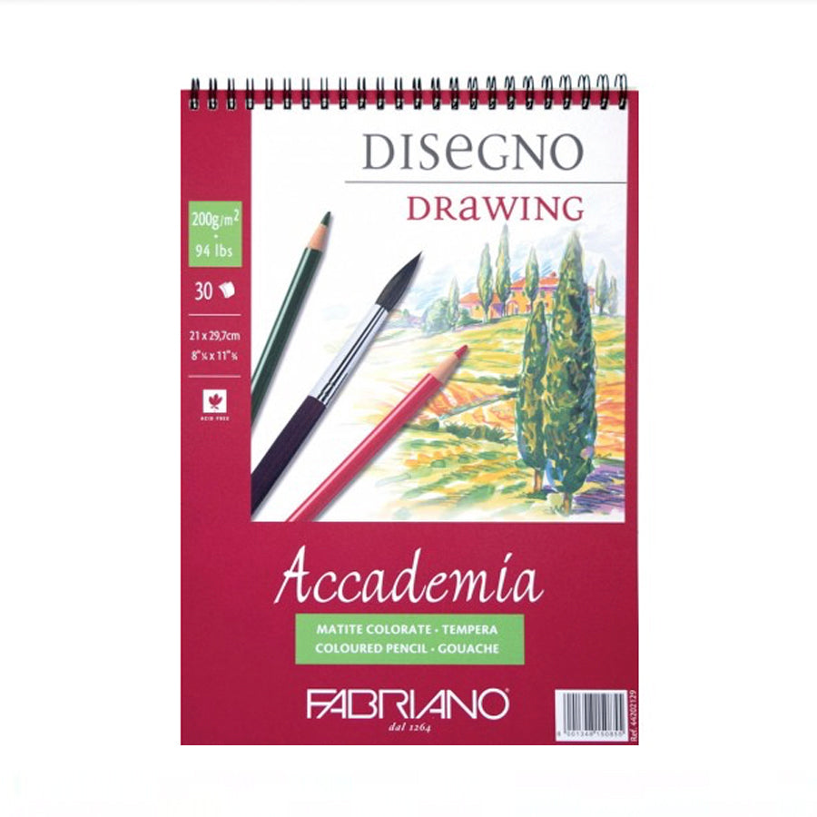 Sketchbook Academia Fabriano A5 Block Dibujo 14 × 21 cm