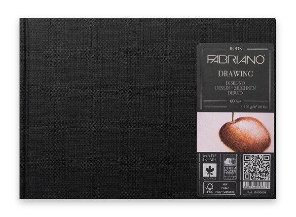 Block Pasta Dura para Dibujo 14.8 × 21 cm, 160 g, 60 Hojas Fabriano