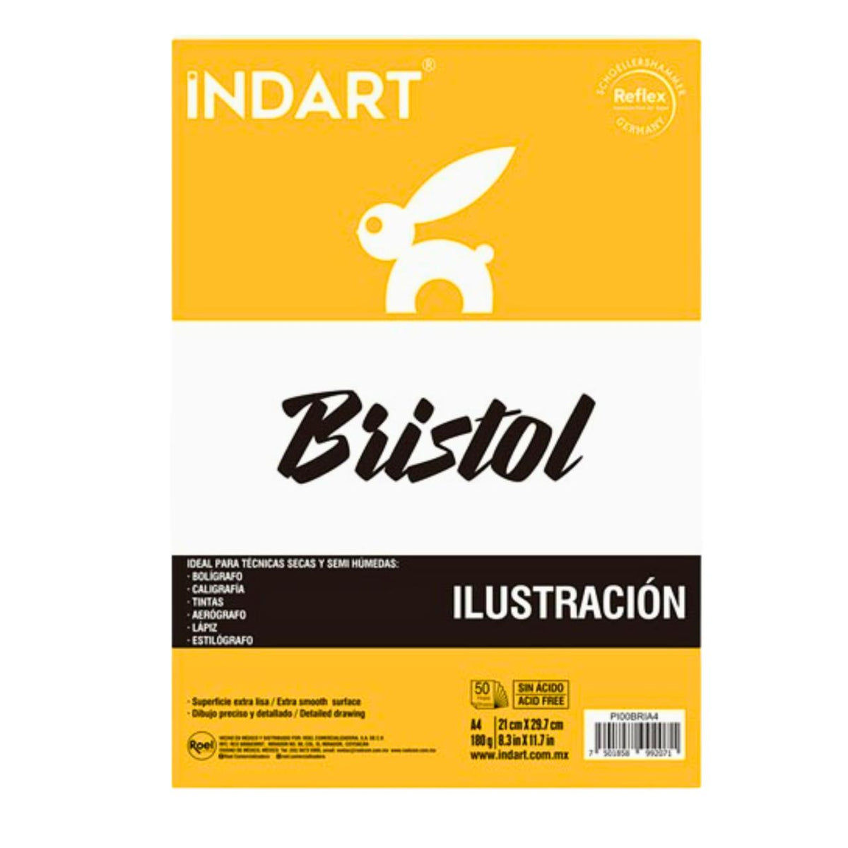 Block de Dibujo Bristol Ilustración Indart A4