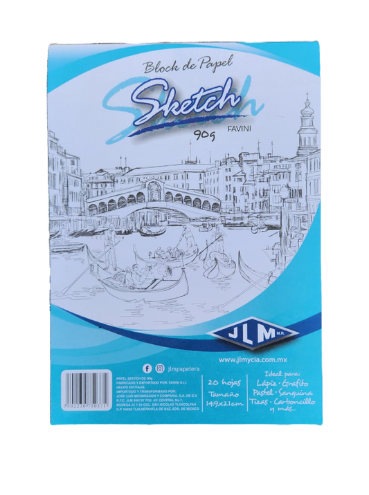 Block de Dibujo Sketch Favini 90 g JLM