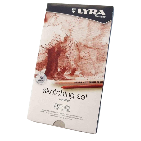 Lápices De Colores Artísticos Para Bocetar 2041110 Sketching Lyra Set Con 11 Piezas