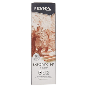 Lápices De Colores Artísticos Para Bocetar 2041060 Sketching Lyra Set Con 6 Piezas