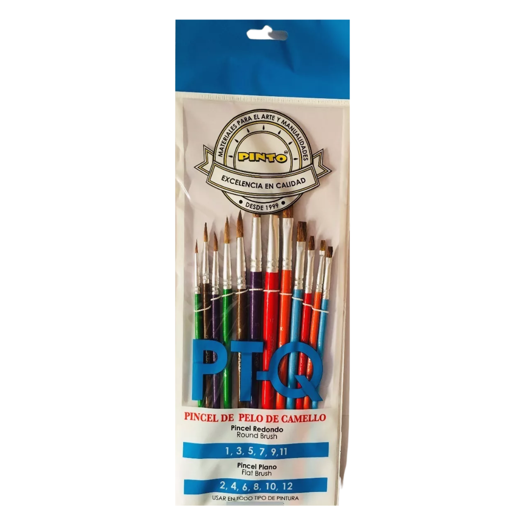 Pincel pelo de discount camello para acrilico