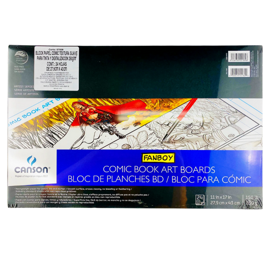Block de Dibujo Canson para Cómic 27.9 × 43 cm 250 g