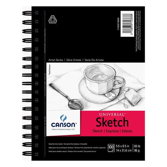 Block de Dibujo Canson Universal Sketch 96 g 100 Hojas