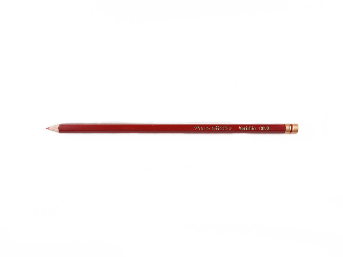 Lápiz Paper Mate Verithin Rojo Carmín Exagonal