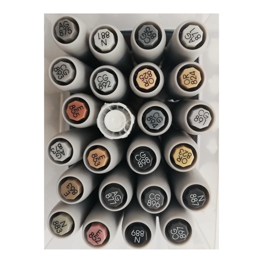 Marcadores Permanente Leplume 3000-24E Marvy Uchida Set 24 Piezas
