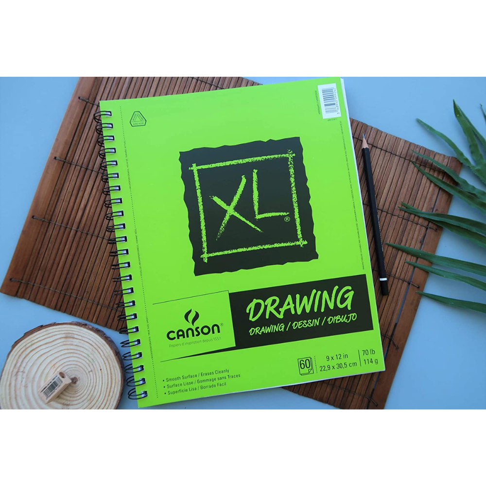 Block de Dibujo Canson XL Drawing 114 g 60 Hojas 22.9 × 30.5 cm