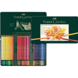 Lápices De Colores Polychromos 110060 Faber Castell Estuche Con 60 Piezas