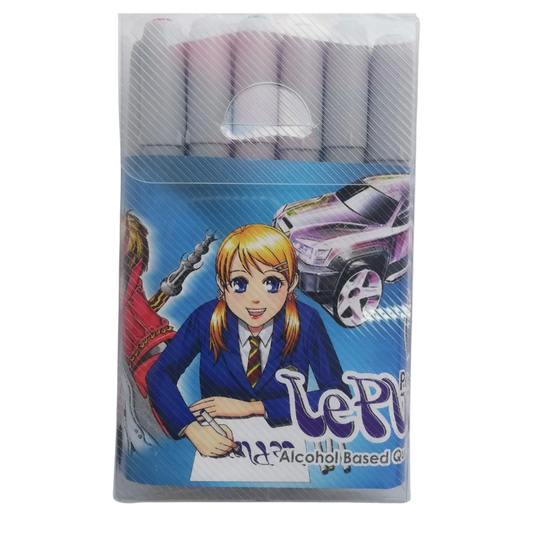 Marcadores Permanente Leplume 3000-24A Marvy Uchida Set 24 Piezas