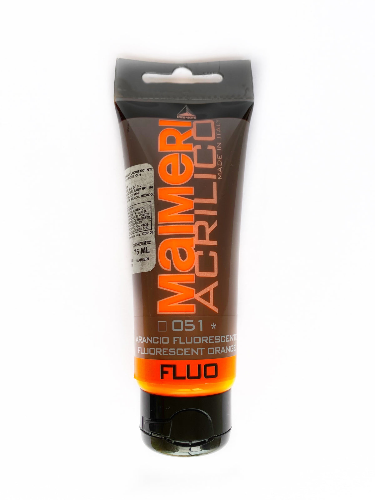 Pintura Acrílica Maimeri Tubo de 75 ml Tonos Fluorescentes