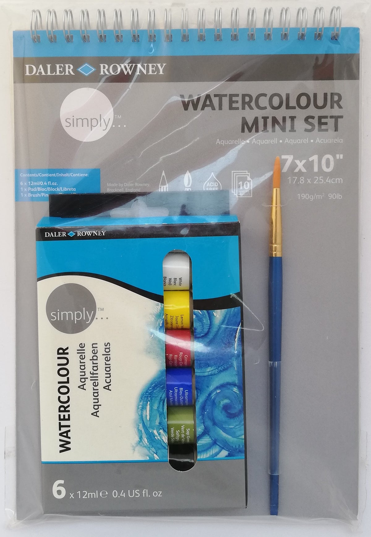 Mini Set de Acuarela Daler Rowney 3 Piezas