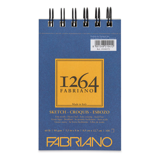 Fabriano 1264 Bloc Sketch 8.9 × 12.7 cm 80 g 100 Hojas