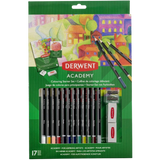 Lápices De Colores Para Principiantes Con Set De Accesorios Para dibujo 2305678 Derwent Academy 17 Piezas