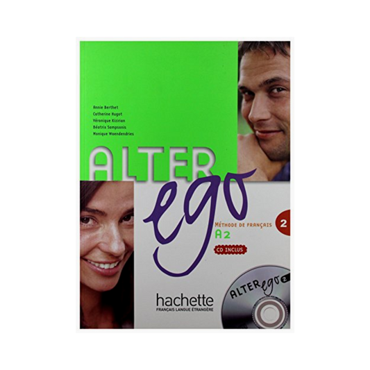 Libro de Francés Alter Ego A2 Hachette Incluye Cd