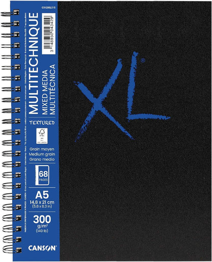 Block Mix Media 300 g 68 Paginas Grano Medio Canson XL