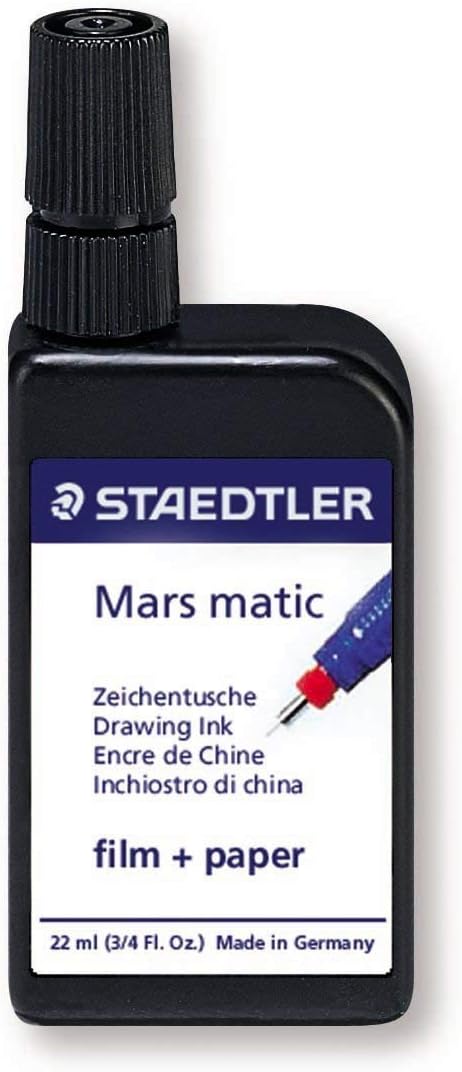 Tinta China Negra Staedtler para Estilógrafo Frasco de 22 ml