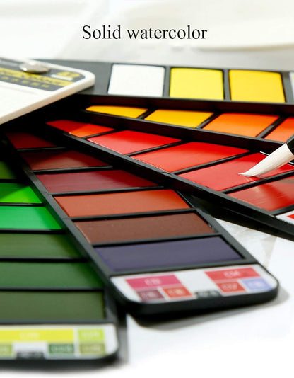 Set de Acuarelas Premium Obertöne con 18 Colores