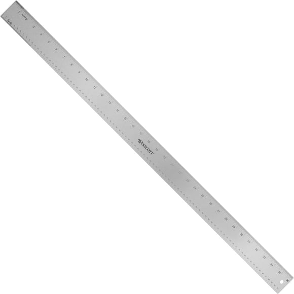 Regla Westcott De Acero Inoxidable Reverso De Corcho 91cms