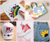 Estuche con 10 Marcadores para Tela Colores Surtidos Pascua