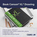 Block dibujo 160grs 120 paginas grano suave canson XL