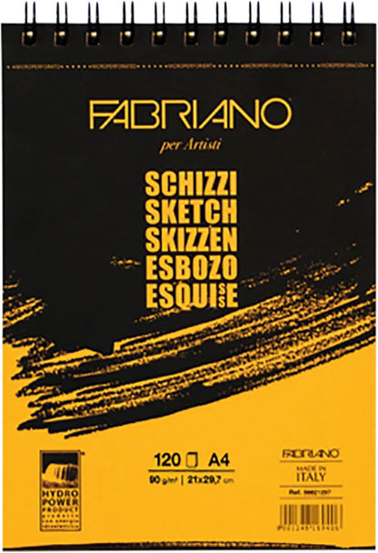 Block Fabriano para Esbozo A4 90 g 120 Hojas