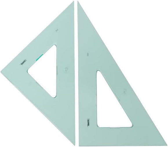 Escuadras 32cm semi profesional sin graduar sin bisel Baco