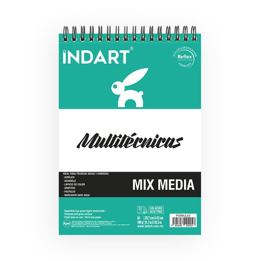 Bianyo Cuaderno De Bocetos De Papel Mixto, 11 X 14 Pulgadas, 60 Hojas/cada Una, 123 Libras/200 GSM, Bloc Encuadernado En Espiral, Perforado, Ideal Para Medios Húmedos Y Secos Como Marcador, Acuarela