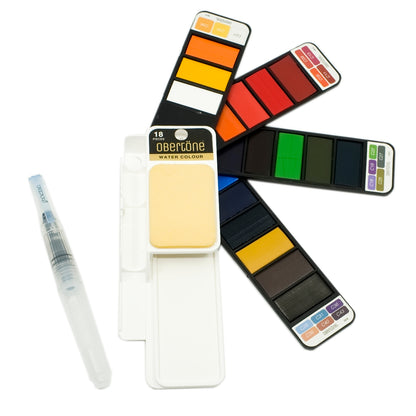 Set de Acuarelas Premium Obertöne con 18 Colores