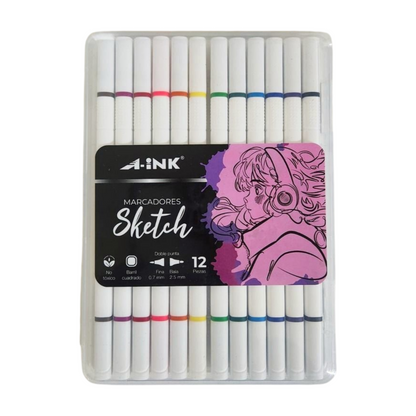 Marcadores Doble Punta para Sketch A-ink