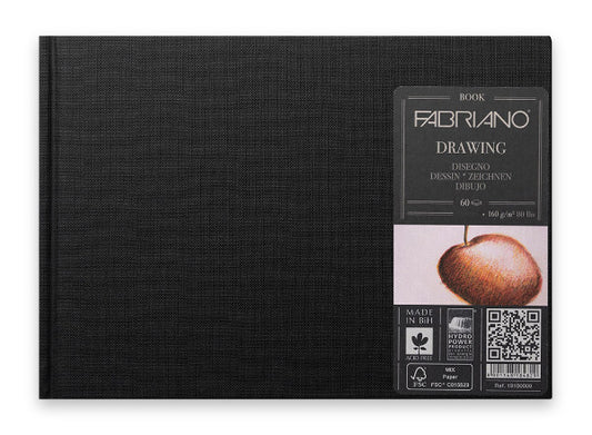 Block Pasta Dura para Dibujo 14.8 × 21 cm, 160 g, 60 Hojas Fabriano