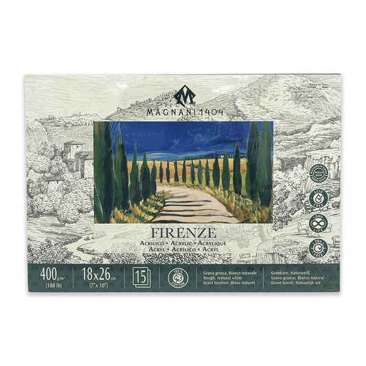 Block Magnani 1404 Facrilico 400 g 18 × 26 cm Firenze 15 Hojas