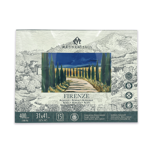 Block Magnani 1404 Acrílico 400 g 31 × 41 cm Firenze 15 Hojas