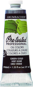 Tubo De Óleo Grumbacher 37ml P086g Oro Verde