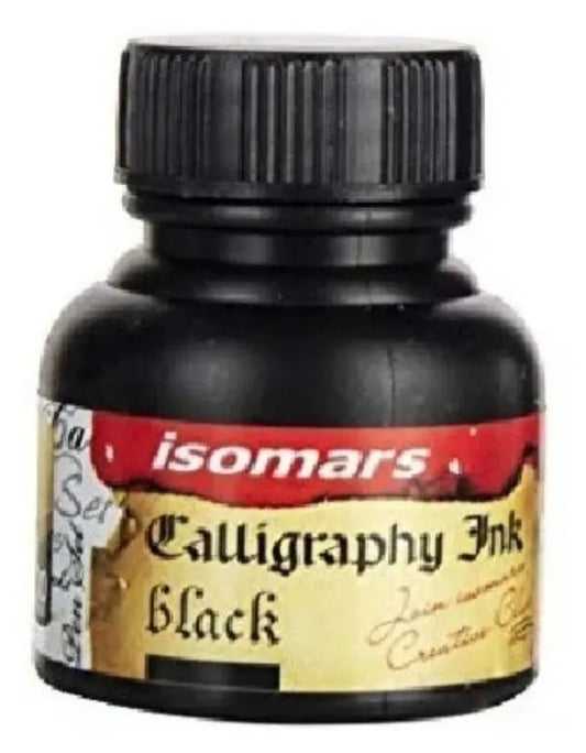 Tinta Negra Isomars para Caligrafia 35 ml