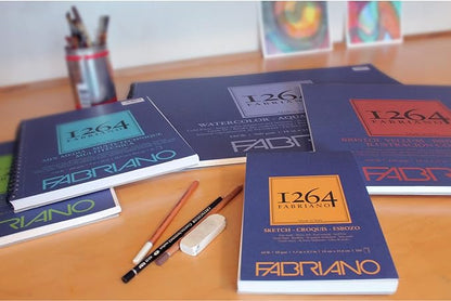 Block de Dibujo Fabriano 1264 Sketch, 14 × 21.6 cm 80 g 100 Hojas