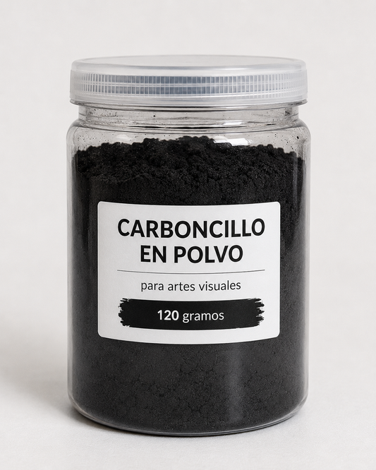 Carboncillo Vegetal en Polvo para Artes Visuales