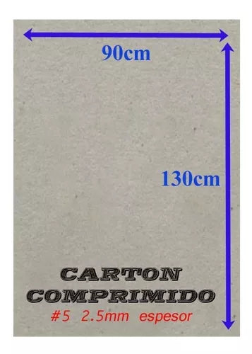Carton Comprimido #2 90 × 130 cm Entero