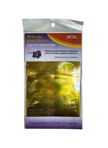Pelicula para dorar 15cm x 1 metro  Policraft
