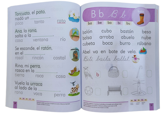 Libro de Actividades Arcoíris de Letras