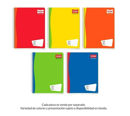 Libreta Profesional Cuadro 7 mm c-100 Hojas Mod. 7973 Scribe