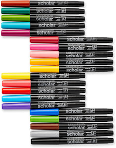 Art Markers Prismacolor Scholar punta de pincel 20 unidades, surtido, punta redonda
