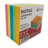 Notas adhesivas c-500 hojas colores neon Nextep