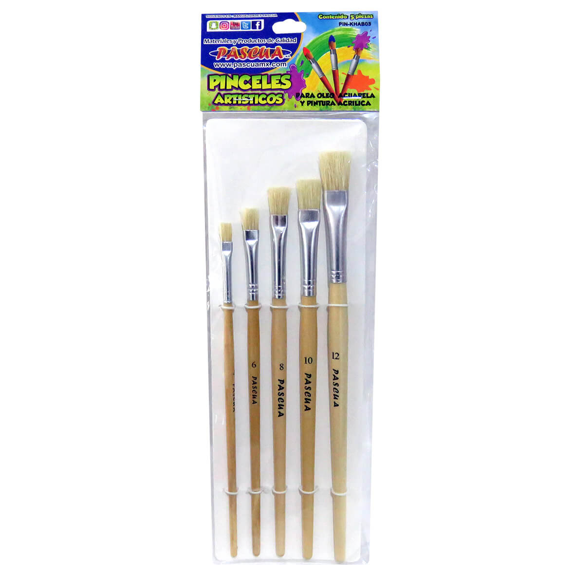 Legacy Nails Pincel Acrilico Kolinsky 10 MULTICOLOR KOLINSKY NAIL