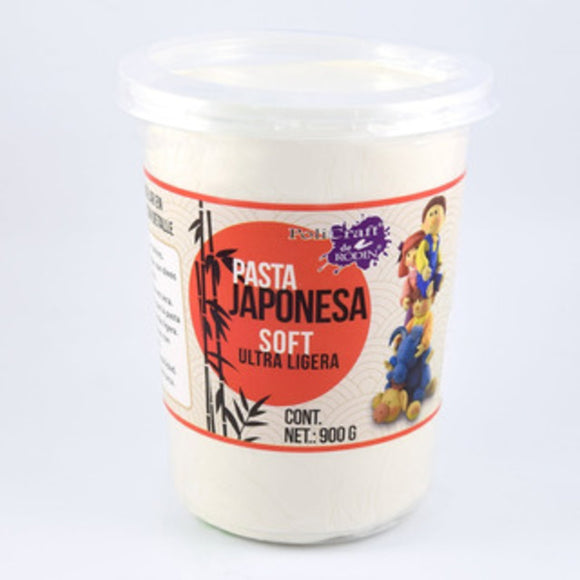 Porcelana Flexible Pasta Japonesa Moldeable Color Blanco, 1pz de 900gr