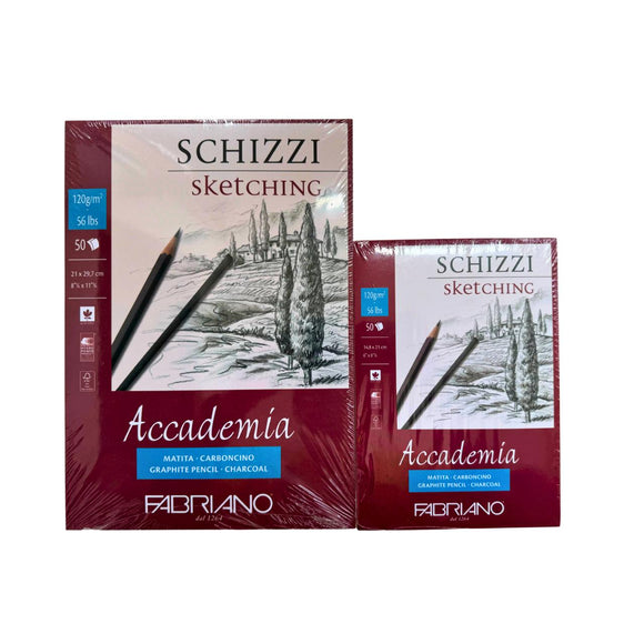 Block de dibujo schizzi sketching academia fabriano