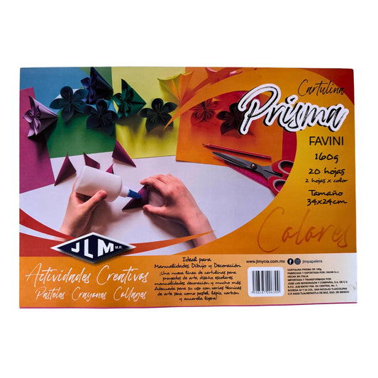 Block de Cartulinas para Manualidades 34 × 24 cm Prisma Favini