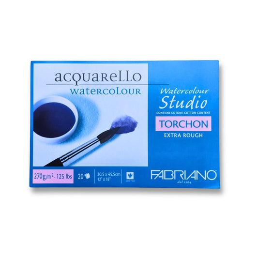 Block para Acuarela 30.5 × 45.5 cm Studio Torchon Fabriano